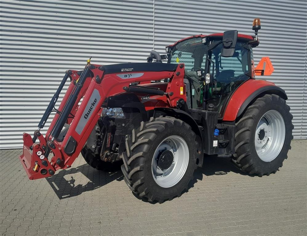 Traktor of the type Case IH LUXXUM 120  med frontlæsser, affjedret foraksel og kabine, Gebrauchtmaschine in Horsens (Picture 1)