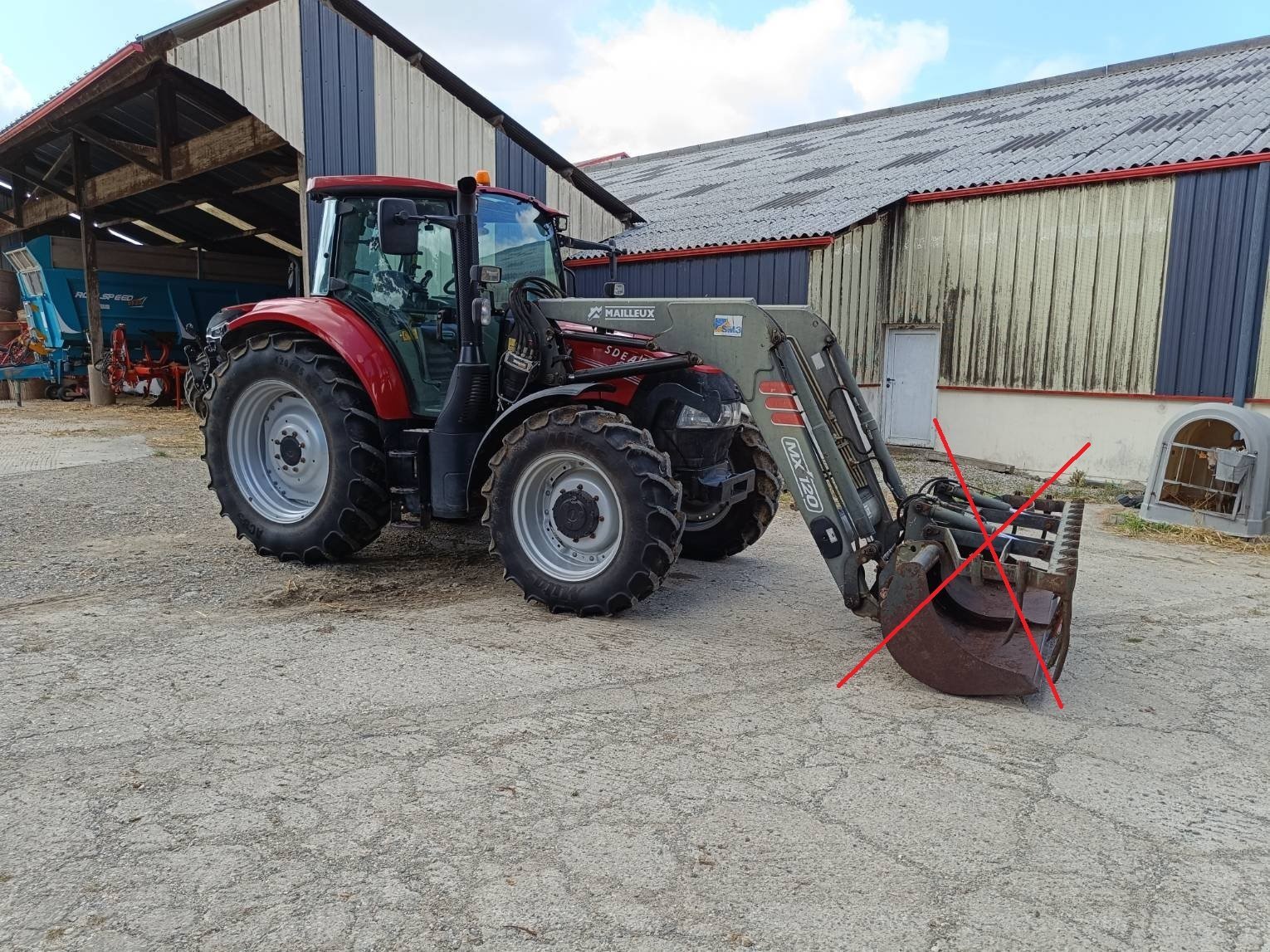 Traktor van het type Case IH LUXXUM100, Gebrauchtmaschine in Le Horps (Foto 1)