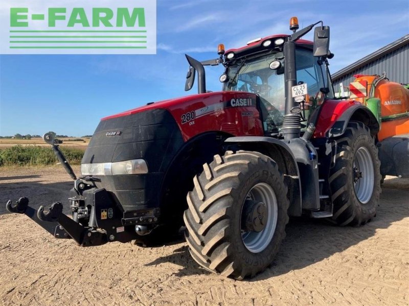 Traktor tip Case IH magnum 280 cvx står på sjælland CVX, Gebrauchtmaschine in AALBORG SV (Poză 1)