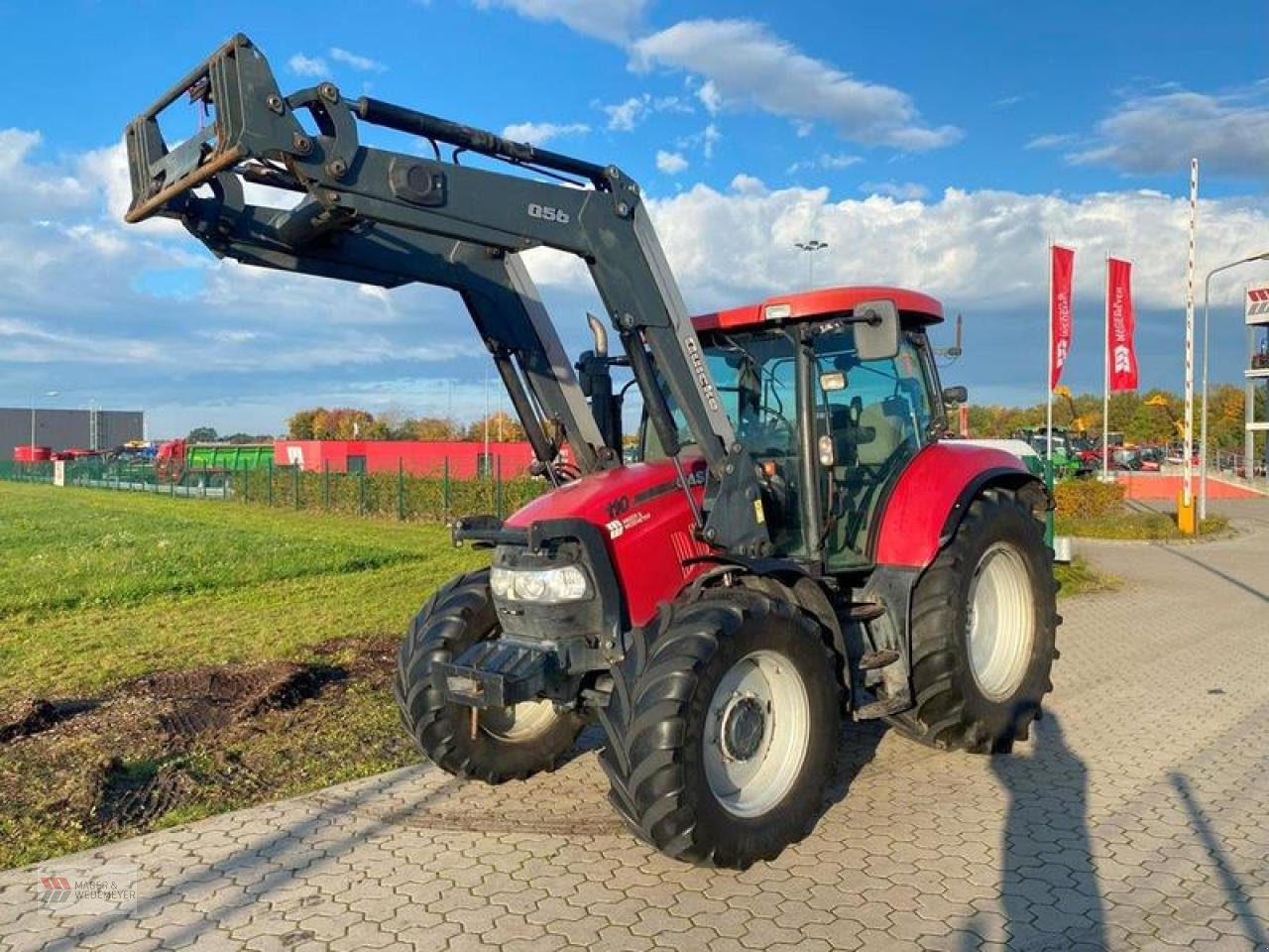 Traktor Türe ait Case IH MAXXUM 110 MC MIT FRONTLADER, Gebrauchtmaschine içinde Oyten (resim 1)