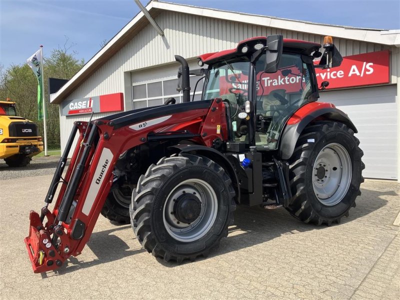 Traktor Türe ait Case IH MAXXUM 115 EP Med Ålø Q5S frontlæsser., Gebrauchtmaschine içinde Spøttrup (resim 1)