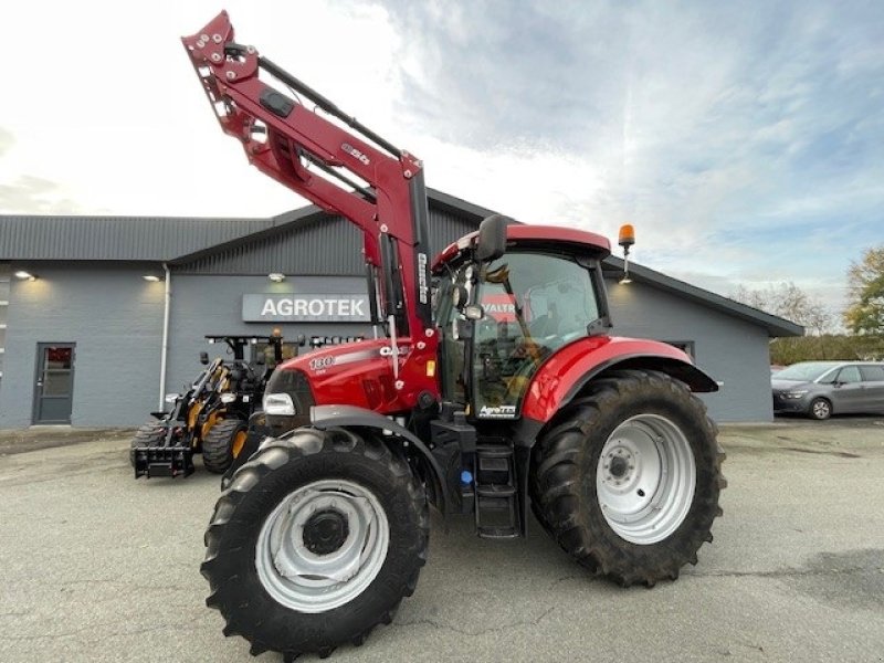 Traktor of the type Case IH Maxxum 130 CVX med frontlæsser og frontlift, Gebrauchtmaschine in Hobro (Picture 1)