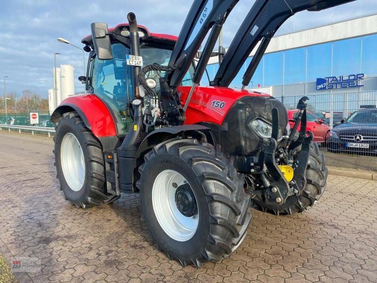 Traktor от тип Case IH MAXXUM 150 CVX MIT FL & FZW, Gebrauchtmaschine в Oyten (Снимка 3)