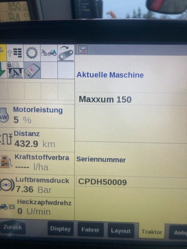 Traktor типа Case IH Maxxum 150 MC, Gebrauchtmaschine в Rollwitz (Фотография 7)