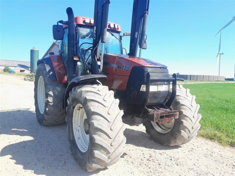 Traktor typu Case IH MX 170 med frontlæsser hydr. Udskydelig trækkrog/hits, Gebrauchtmaschine v Skive (Obrázok 1)