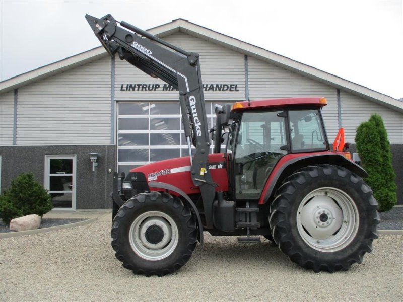 Traktor of the type Case IH MXM 130 Med Ålø Q980 fuldhydraulisk frontlæsser på, Gebrauchtmaschine in Lintrup (Picture 1)