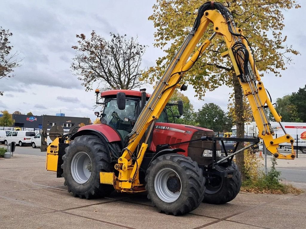 Traktor Türe ait Case IH Puma 160 CVX met maaiarm Herder Grenadier, Gebrauchtmaschine içinde Groningen (resim 2)