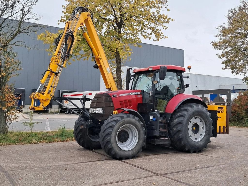 Traktor van het type Case IH Puma 160 CVX met maaiarm Herder Grenadier, Gebrauchtmaschine in Groningen (Foto 1)