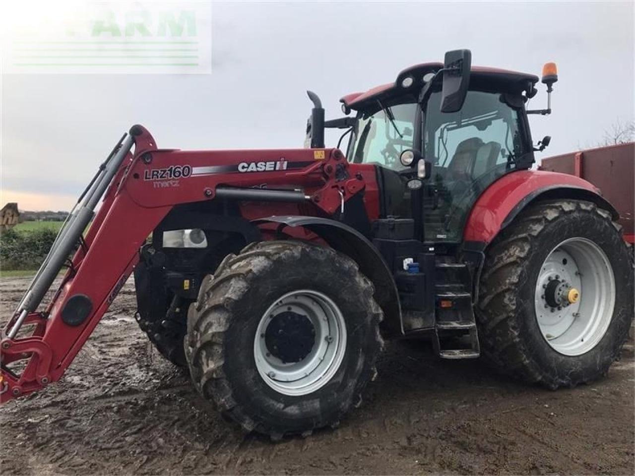 Traktor typu Case IH puma 185 cvx med læsser står på sjælland CVX, Gebrauchtmaschine w AALBORG SV (Zdjęcie 1)