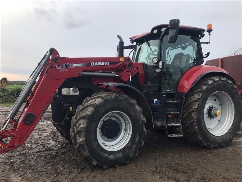 Traktor от тип Case IH PUMA 185 CVX med læsser står på Sjælland, Gebrauchtmaschine в Aalborg SV (Снимка 1)