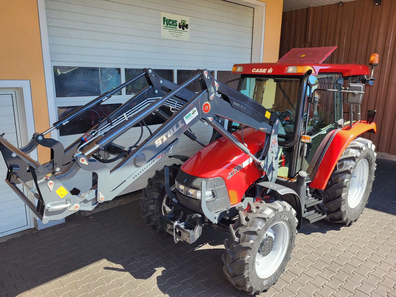 Traktor of the type Case JX 70U mit neuem Stoll-Industriefrontlader, Gebrauchtmaschine in Laaber (Picture 5)