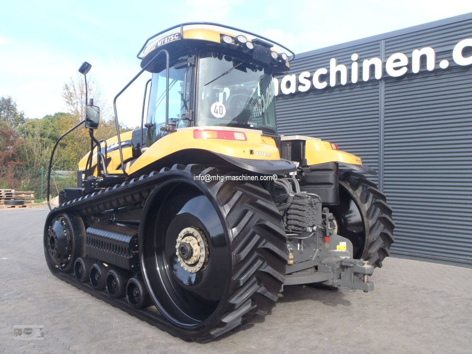 Traktor van het type Challenger MT 875 C , neue Laufbänder, Gebrauchtmaschine in Gescher (Foto 4)