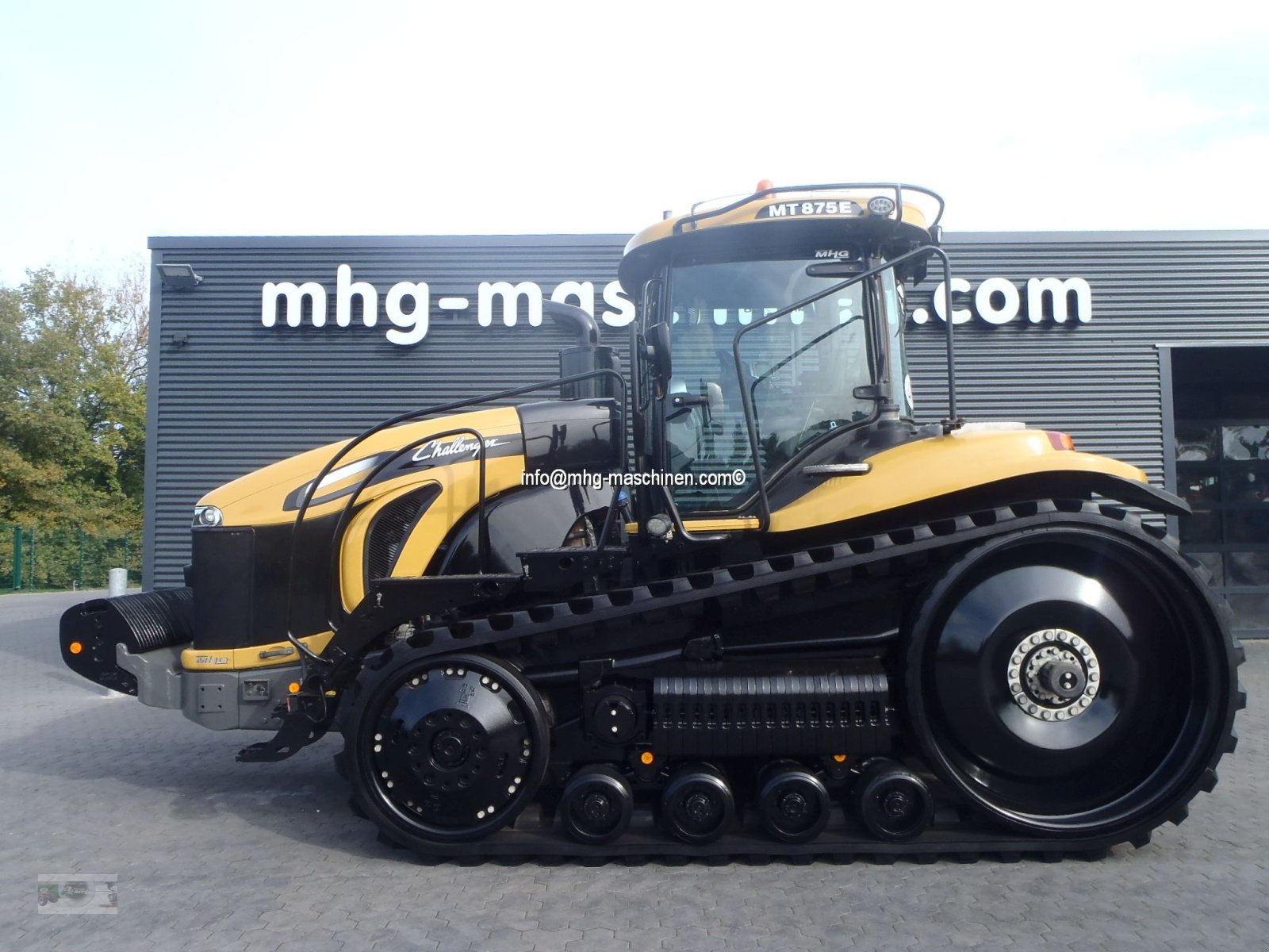 Traktor van het type Challenger MT 875 E neue Laufbänder, Gebrauchtmaschine in Gescher (Foto 1)