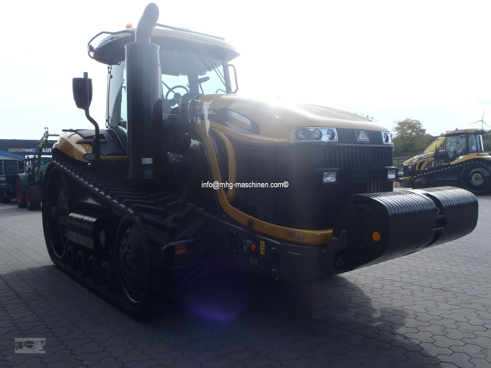 Traktor van het type Challenger MT 875 E neue Laufbänder, Gebrauchtmaschine in Gescher (Foto 3)