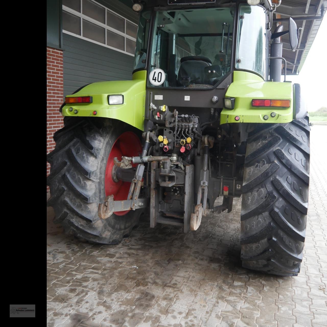 Traktor Türe ait CLAAS Ares 657 ATZ, Gebrauchtmaschine içinde Borken (resim 8)