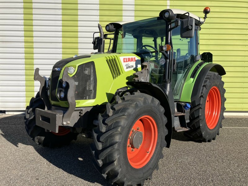 Traktor del tipo CLAAS ARION 410 PANORAMIC + BATIS, Gebrauchtmaschine en AILLAS (Imagen 1)