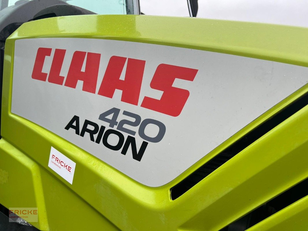 Traktor типа CLAAS Arion 420 CIS, Gebrauchtmaschine в Demmin (Фотография 3)