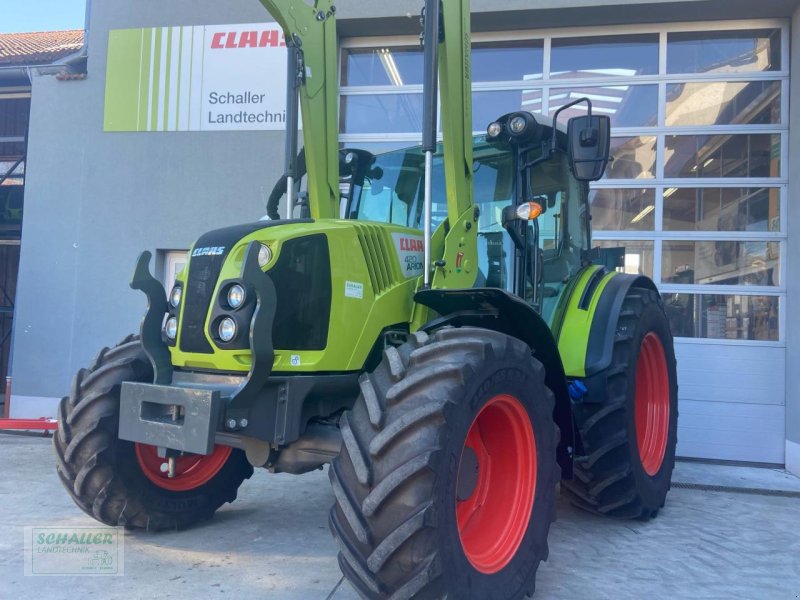 Traktor des Typs CLAAS Arion 420 Frontlader Drulu neuwertig, Gebrauchtmaschine in Geiselhöring (Bild 1)