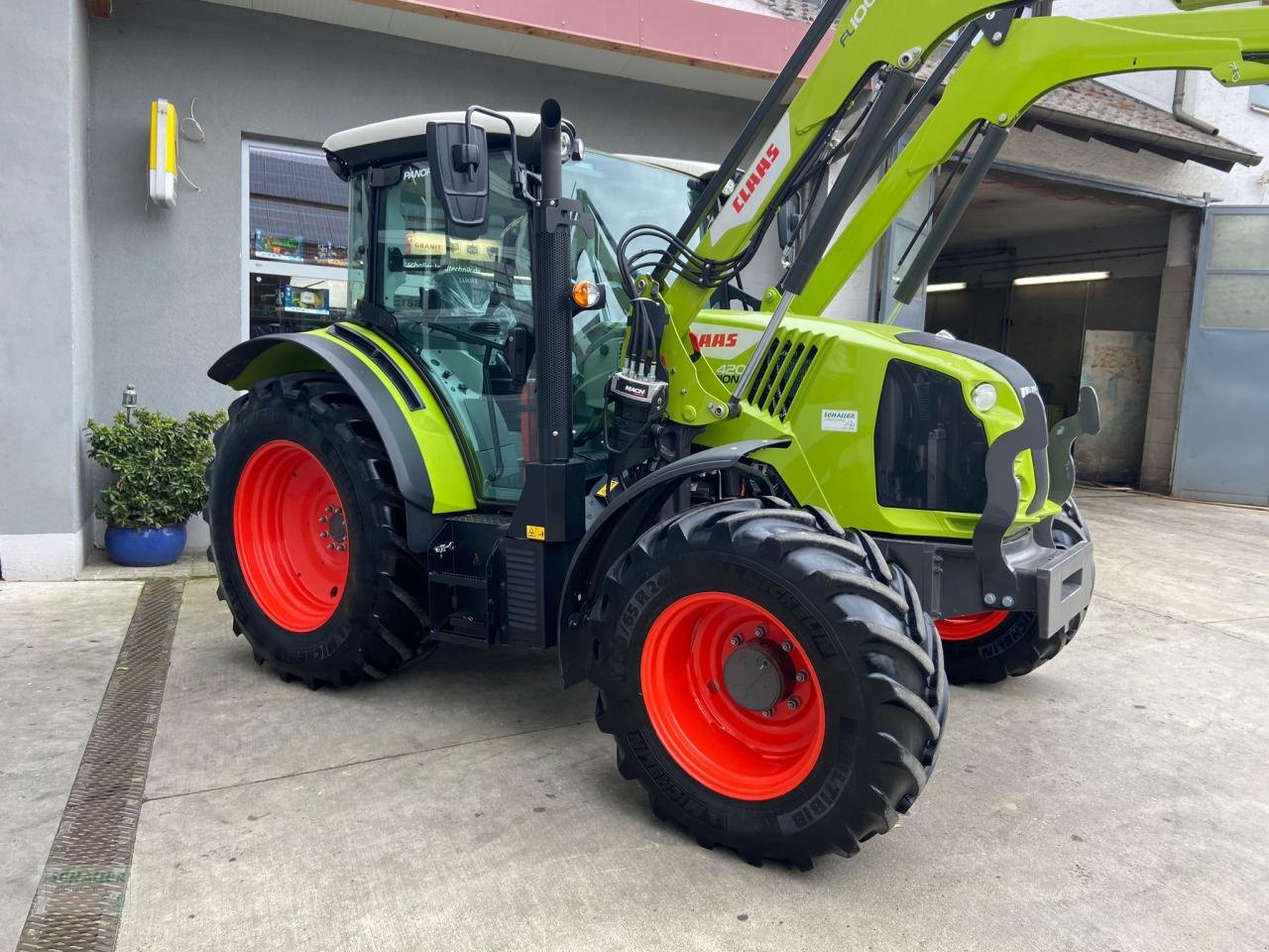 Traktor du type CLAAS ARION 420, Karpfham-Aktion: Frontlader kostenlos!, Panoramic-Kabine, Neumaschine en Geiselhöring (Photo 5)