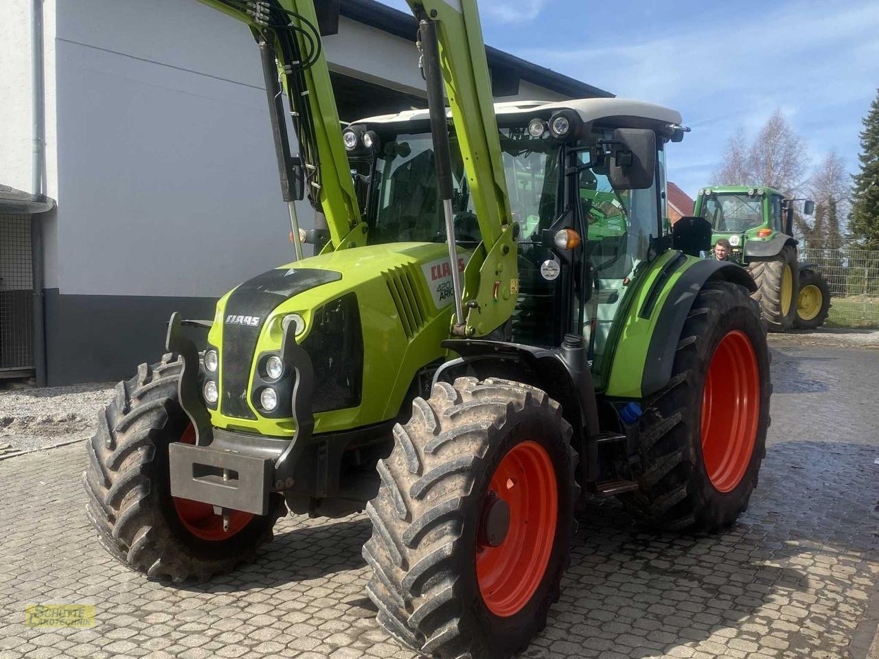 Traktor Türe ait CLAAS Arion 420, Gebrauchtmaschine içinde Marsberg-Giershagen (resim 7)