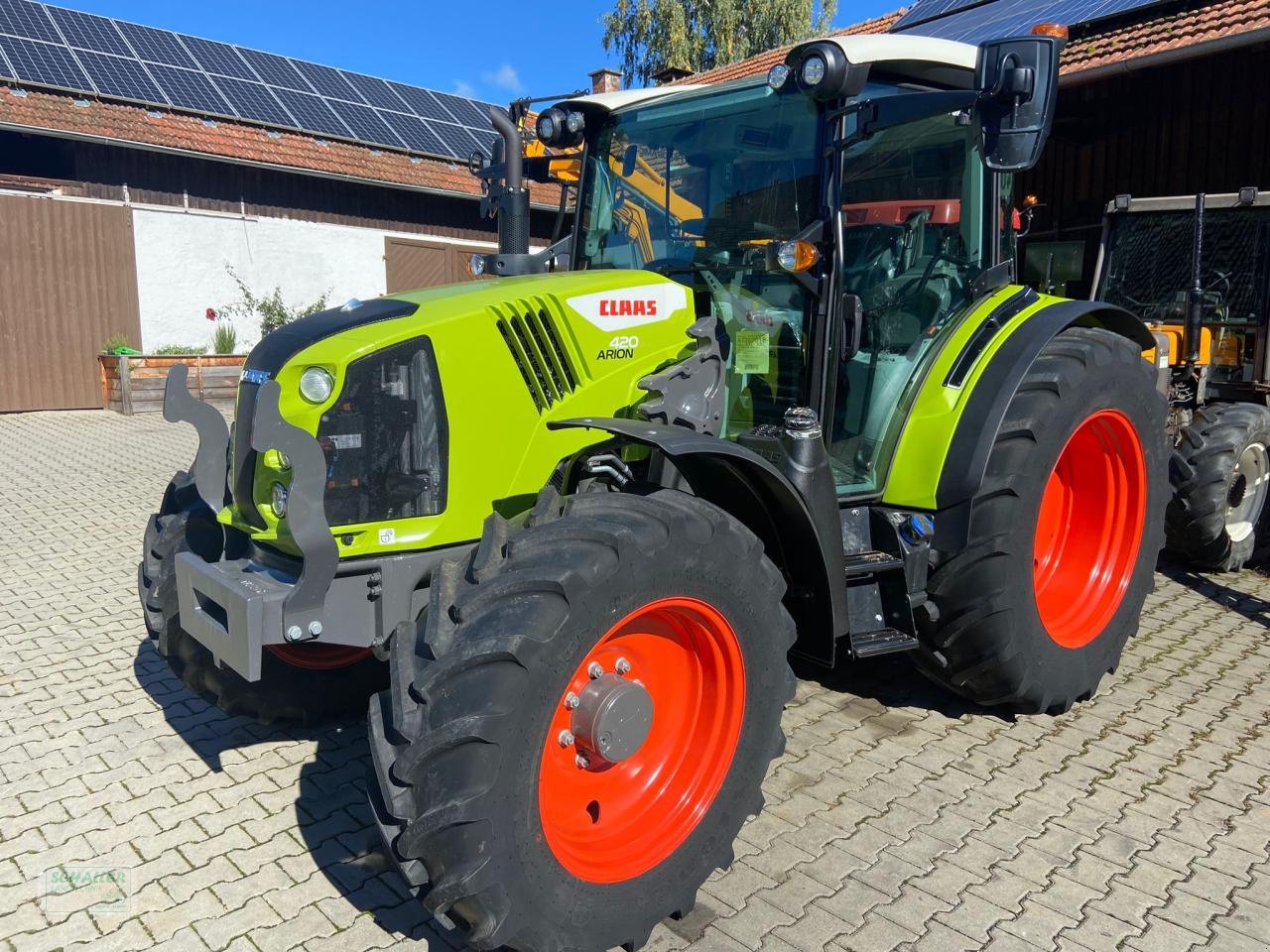 Traktor tip CLAAS ARION 420CIS Panoramic m. FL, Gebrauchtmaschine in Geiselhöring (Poză 1)