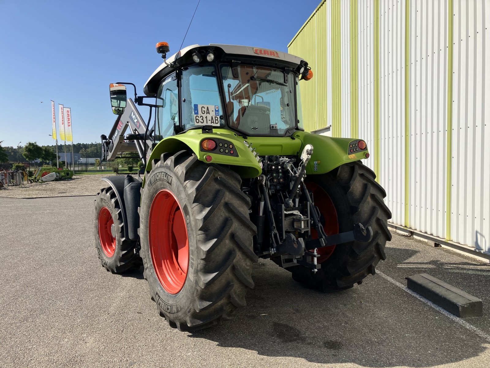 Traktor typu CLAAS ARION 430 PANORAMIC + T410, Gebrauchtmaschine w AILLAS (Zdjęcie 2)