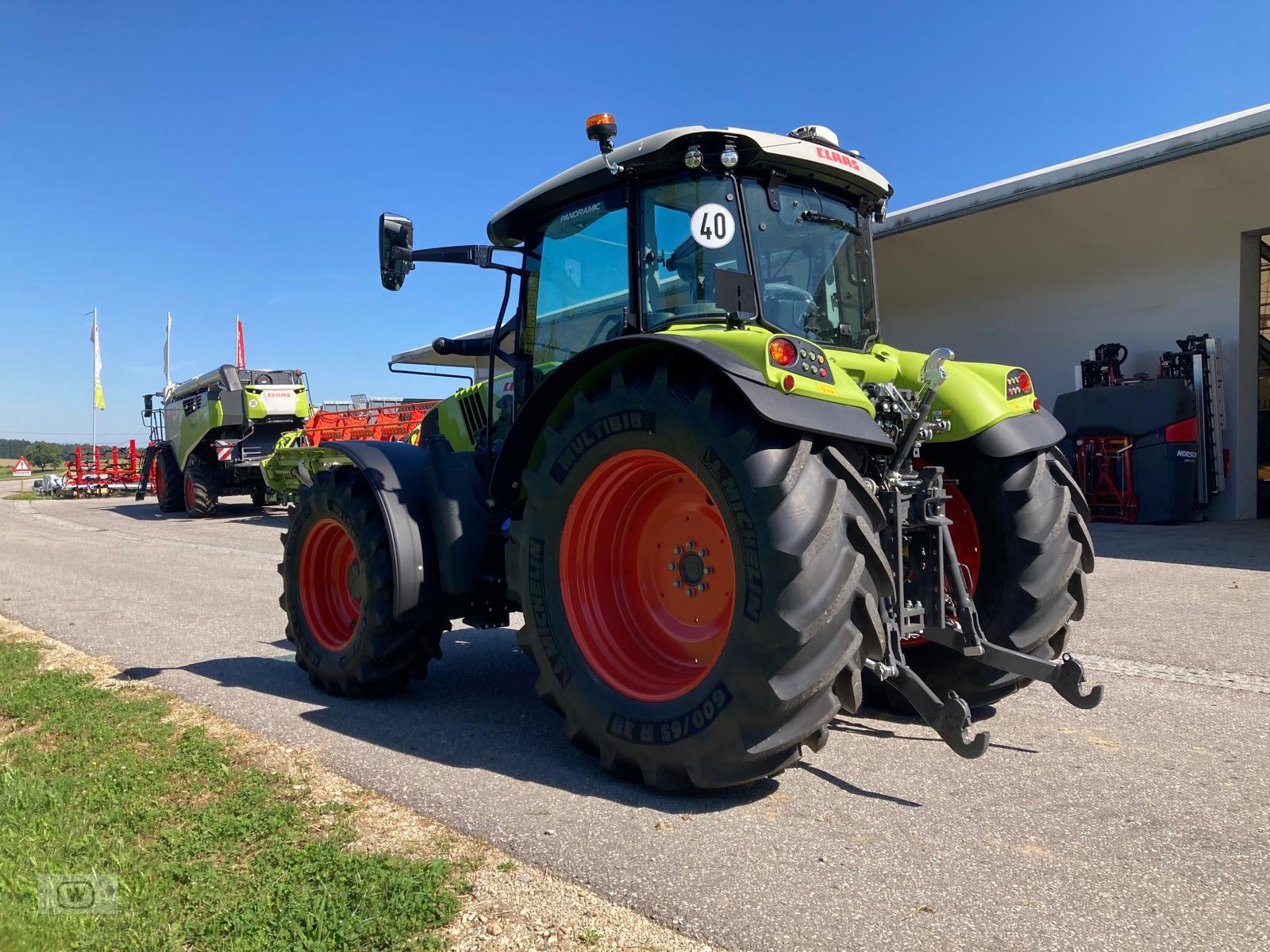 Traktor Türe ait CLAAS Arion 450 CIS PANORAMIC, Neumaschine içinde Zell an der Pram (resim 7)