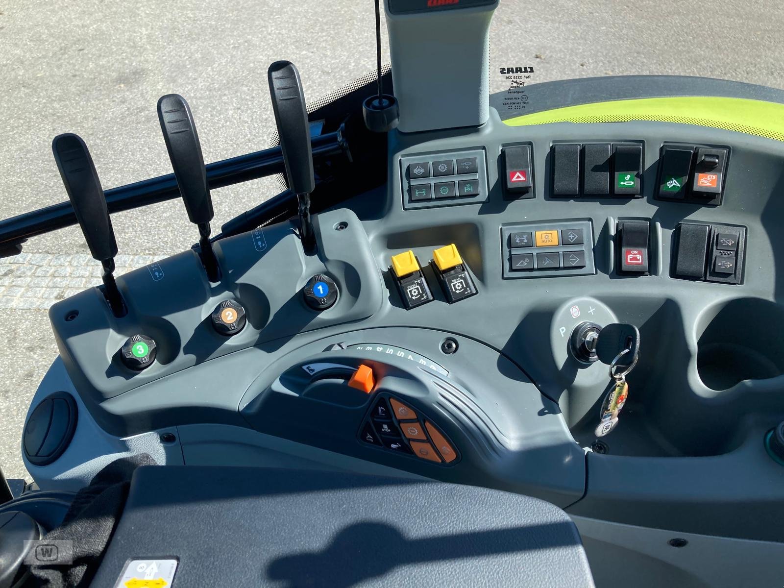 Traktor del tipo CLAAS Arion 450 CIS PANORAMIC, Neumaschine In Zell an der Pram (Immagine 18)