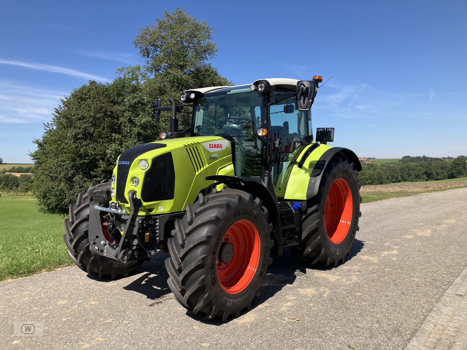 Traktor of the type CLAAS Arion 450 CIS PANORAMIC, Neumaschine in Zell an der Pram (Picture 1)