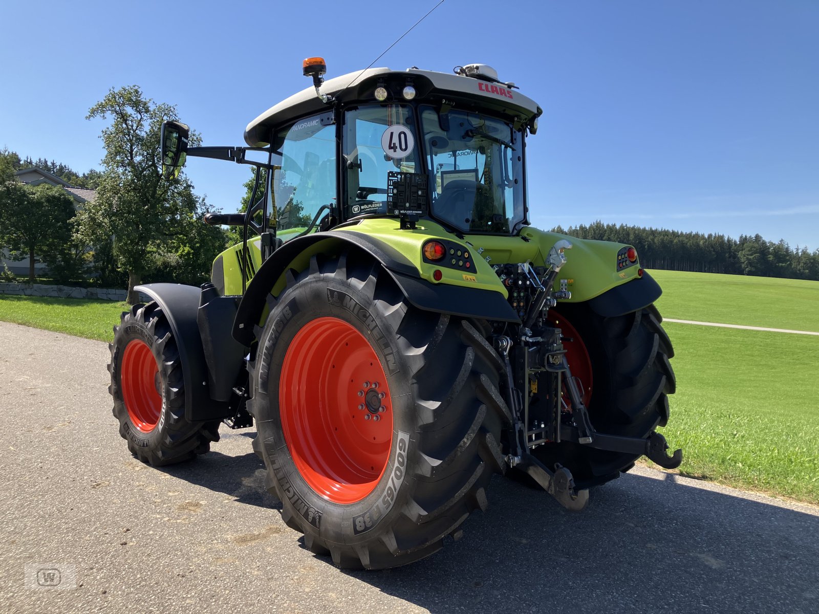 Traktor del tipo CLAAS Arion 450 CIS PANORAMIC, Neumaschine en Zell an der Pram (Imagen 3)