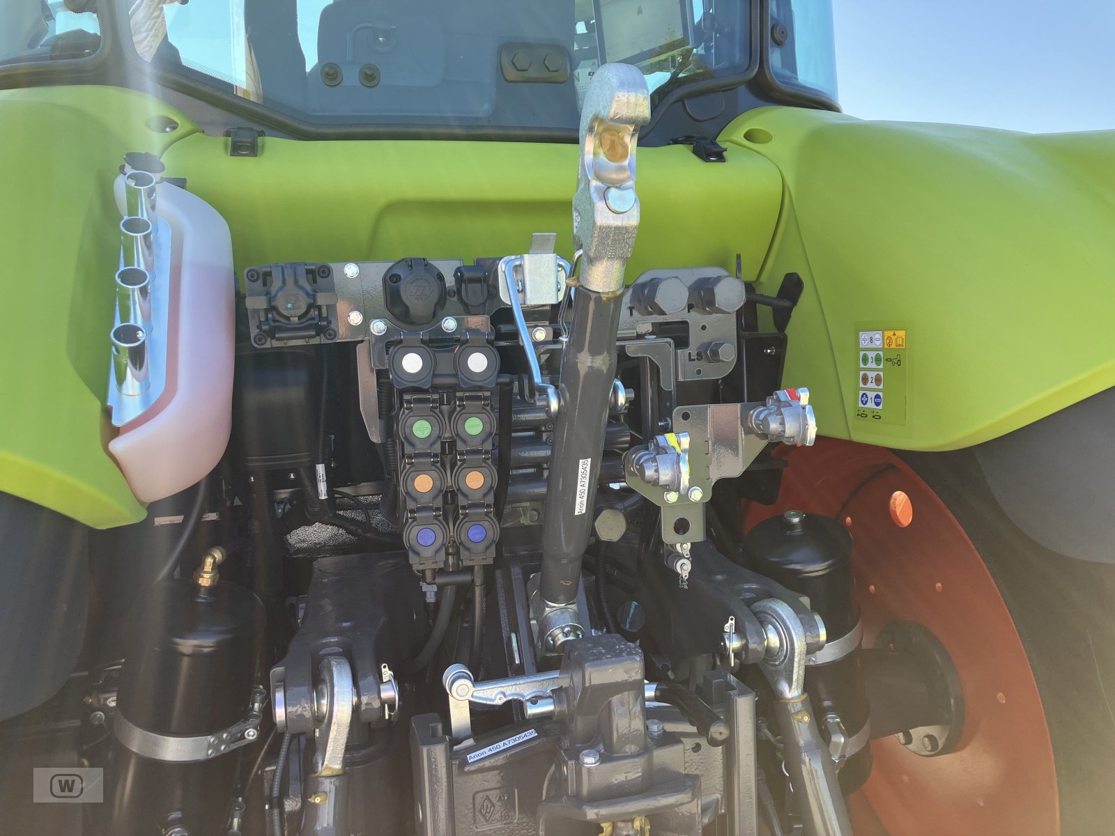 Traktor del tipo CLAAS Arion 450 CIS PANORAMIC, Neumaschine en Zell an der Pram (Imagen 13)