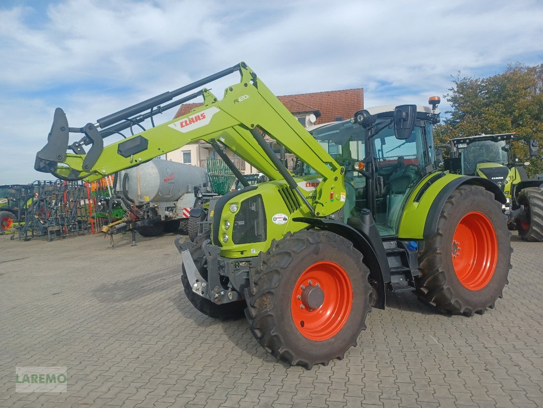 Traktor van het type CLAAS Arion 470 CIS mit FL 120 C, Gebrauchtmaschine in Langenwetzendorf (Foto 1)