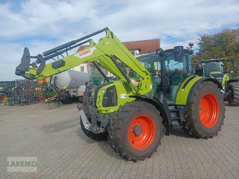 Traktor van het type CLAAS Arion 470 CIS mit FL 120 C, Gebrauchtmaschine in Langenwetzendorf (Foto 1)