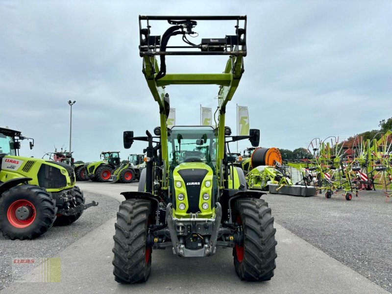 Traktor van het type CLAAS ARION 470 CIS+ PANORAMIC, Frontlader FL 120, FKH +, Gebrauchtmaschine in Molbergen (Foto 9)