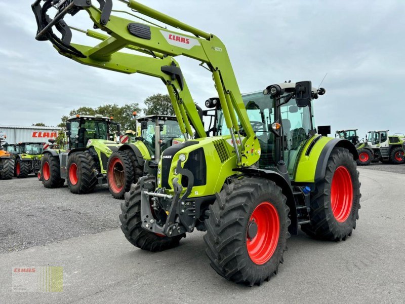 Traktor van het type CLAAS ARION 470 CIS+ PANORAMIC, Frontlader FL 120, FKH +, Gebrauchtmaschine in Molbergen (Foto 1)