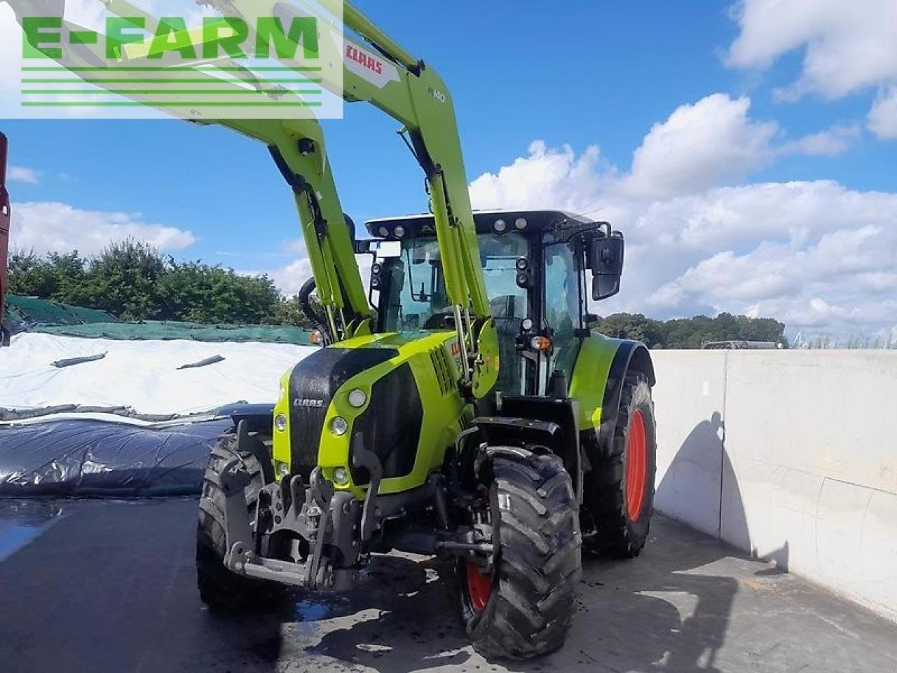 Traktor des Typs CLAAS arion 510 cis mit frontlader fl 140 CIS, Gebrauchtmaschine in ROSENDAHL (Bild 1)