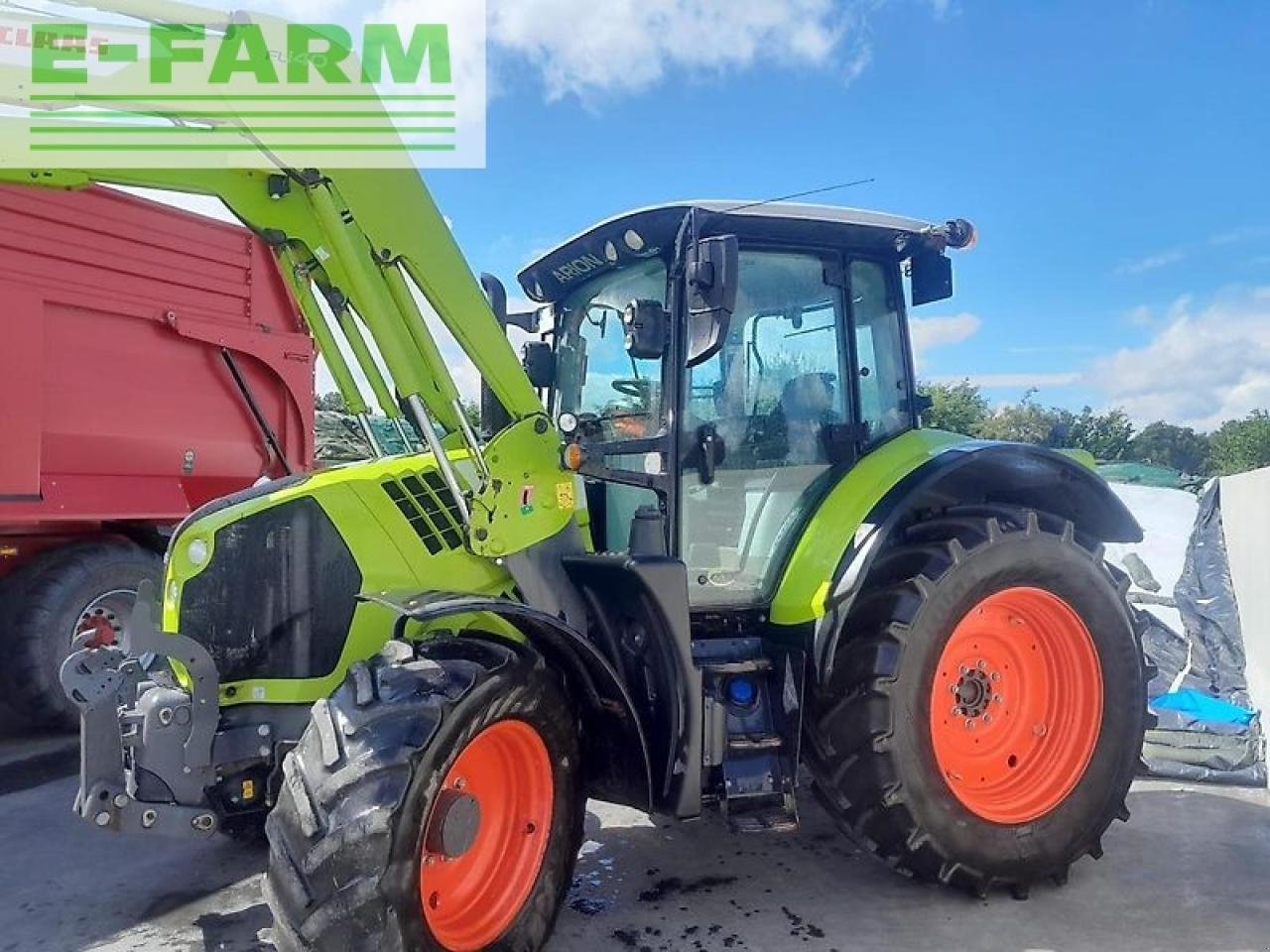 Traktor des Typs CLAAS arion 510 cis mit frontlader fl 140 CIS, Gebrauchtmaschine in ROSENDAHL (Bild 3)