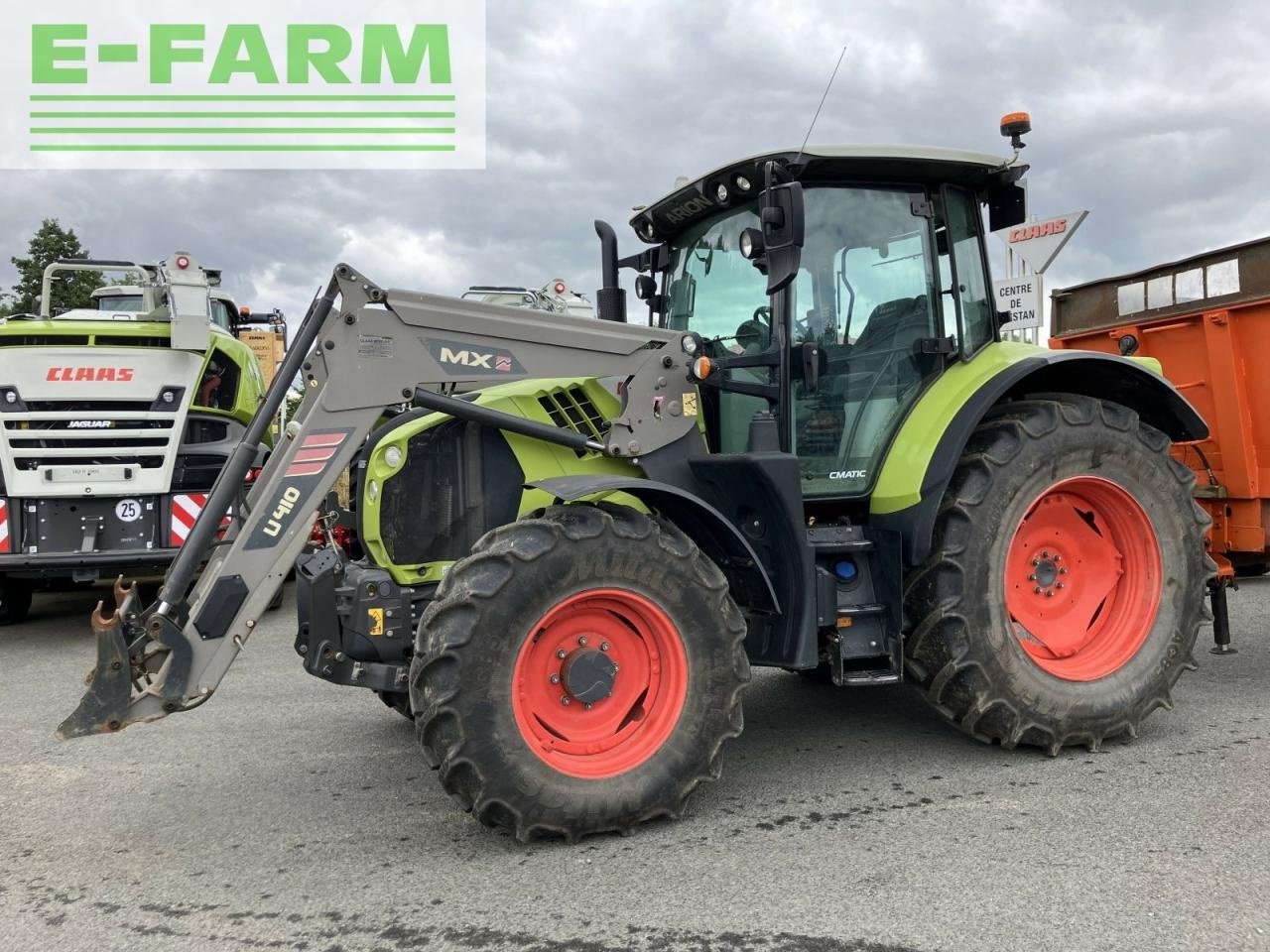 Traktor des Typs CLAAS arion 530 cmatic s5 adv.+u410 CMATIC, Gebrauchtmaschine in PLOUIGNEAU (Bild 2)