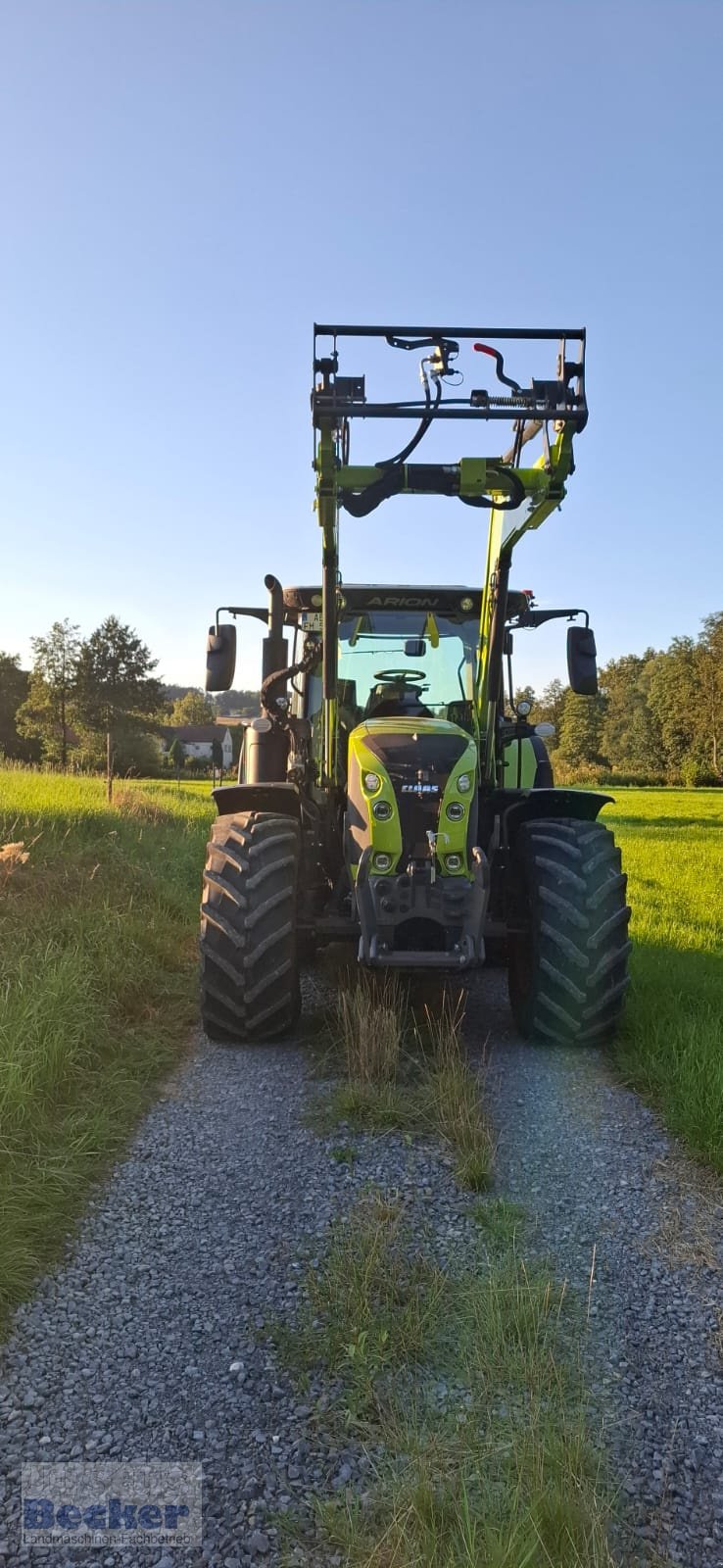 Traktor Türe ait CLAAS Arion 550 CEBIS, Gebrauchtmaschine içinde Weimar-Niederwalgern (resim 4)