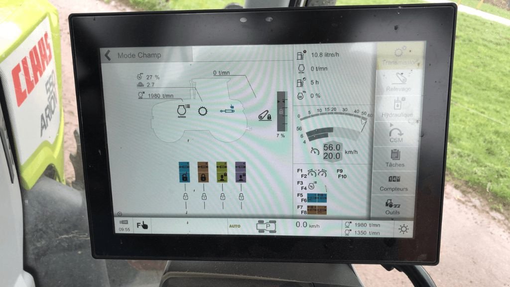 Traktor Türe ait CLAAS ARION 550, Gebrauchtmaschine içinde azerailles (resim 8)