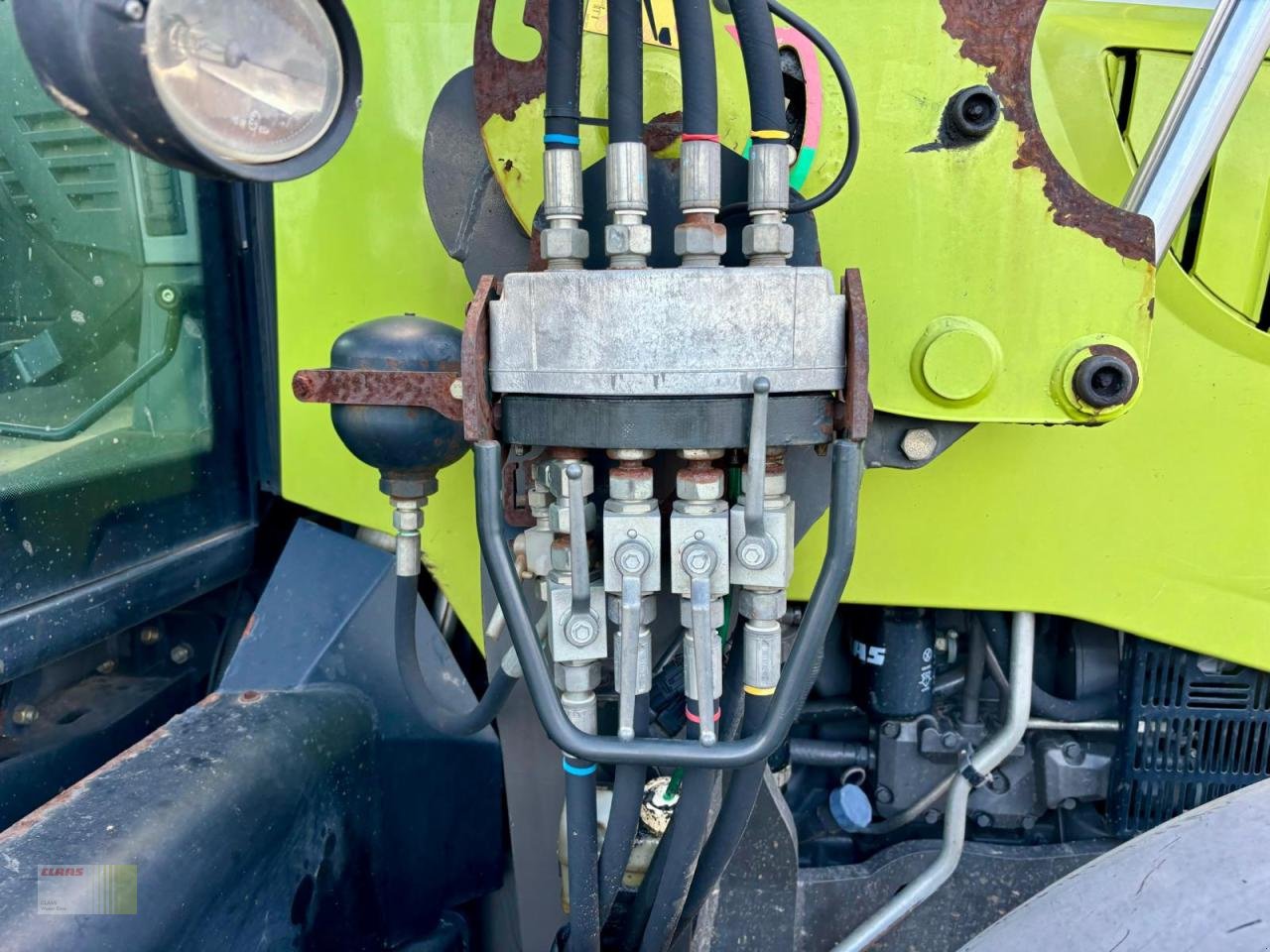 Traktor Türe ait CLAAS ARION 610 CIS, Frontlader CLAAS FL 120 ELECTROPILOT, 2 Satz Räder !, Gebrauchtmaschine içinde Molbergen (resim 12)