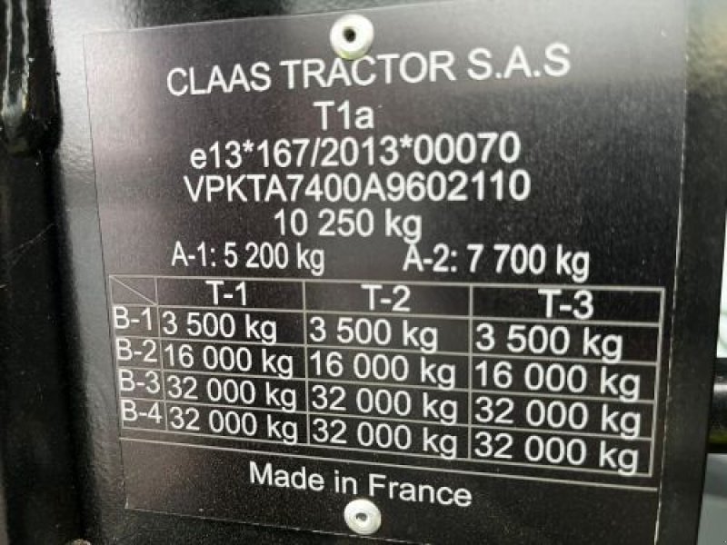 Traktor van het type CLAAS ARION 610, Gebrauchtmaschine in Sainte Menehould (Foto 7)