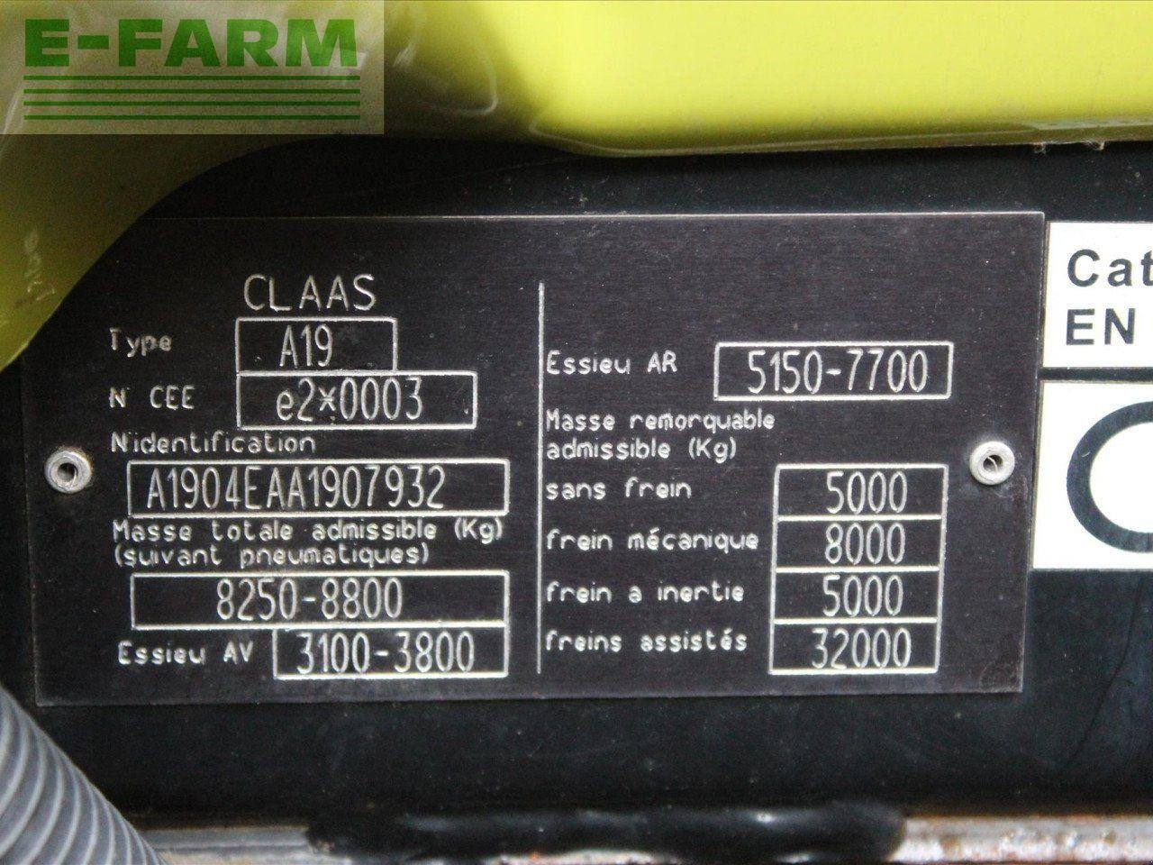 Traktor del tipo CLAAS ARION 610, Gebrauchtmaschine In FORRES (Immagine 4)