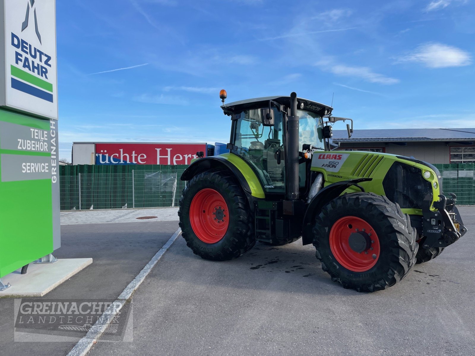 Traktor typu CLAAS Arion 650 C-MATIC CEBIS, Gebrauchtmaschine w Pfullendorf (Zdjęcie 3)