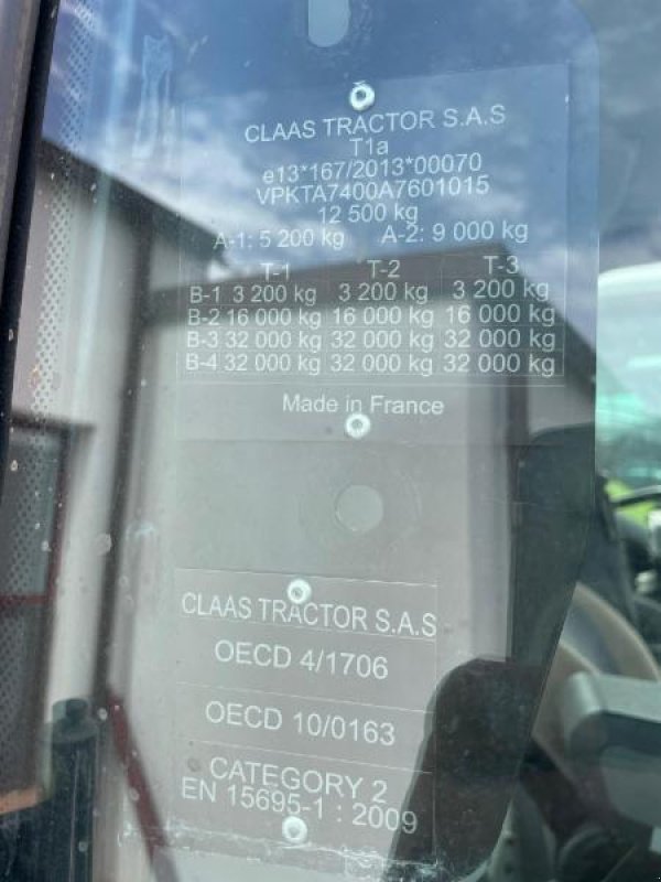 Traktor del tipo CLAAS Arion 650 CIS+, Gebrauchtmaschine en Ovidiu jud. Constanta (Imagen 7)