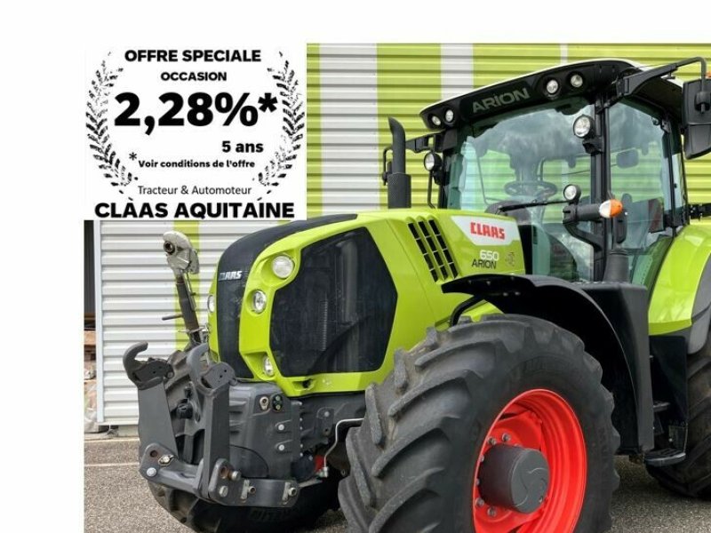 Traktor del tipo CLAAS ARION 650 CIS + HEXASHIFT, Gebrauchtmaschine en ailias (Imagen 1)