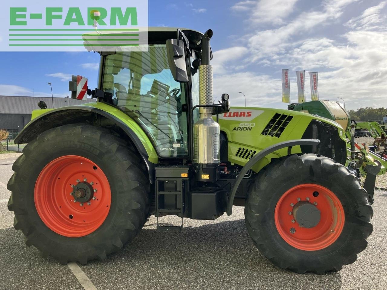 Traktor от тип CLAAS arion 650 cmatic business, Gebrauchtmaschine в AILLAS (33 - GIRONDE) (Снимка 7)