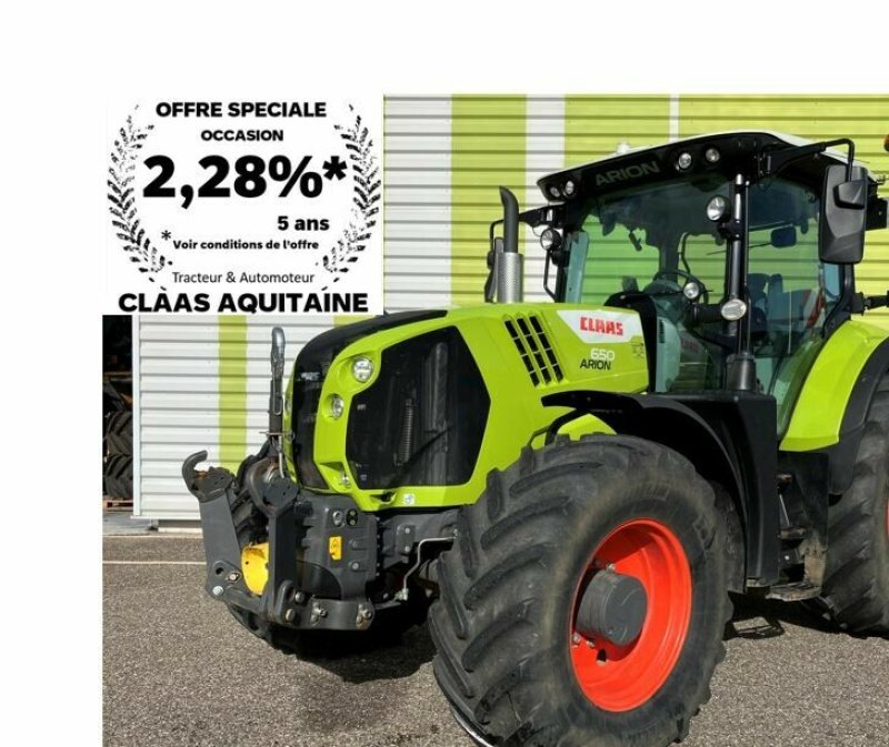 Traktor des Typs CLAAS ARION 650 CMATIC BUSINESS, Gebrauchtmaschine in CANCON (Bild 1)