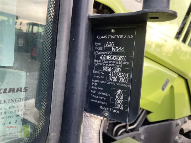 Traktor typu CLAAS ARION 650 CMATIC CEBIS, Gebrauchtmaschine w Vohburg (Zdjęcie 27)