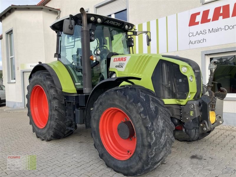 Traktor del tipo CLAAS ARION 650 CMATIC CEBIS, Gebrauchtmaschine en Vohburg (Imagen 1)